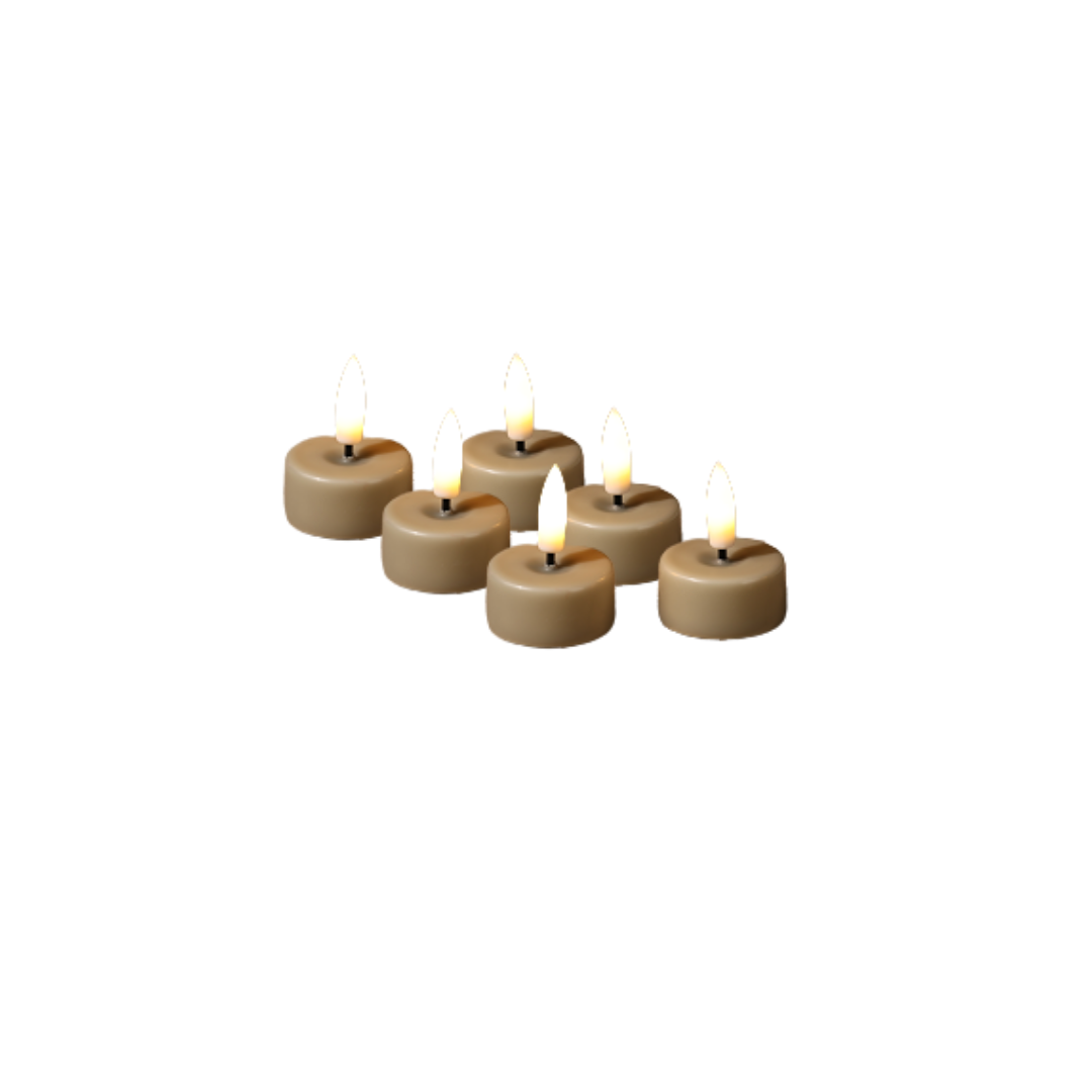 JUNOfires LED waxinelichten  | set van 6
