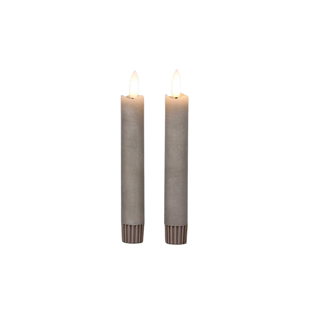 JUNOfires LED dinerkaarsen  | set van 2