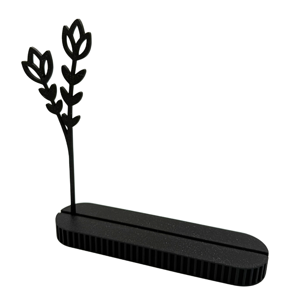 Kaarthouder met bloem | Valentijn