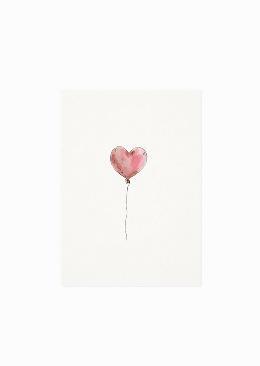 Kaart | Ballon (hartje)
