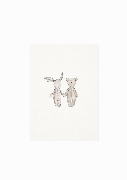 Kaart | Knuffelbeer & Konijn